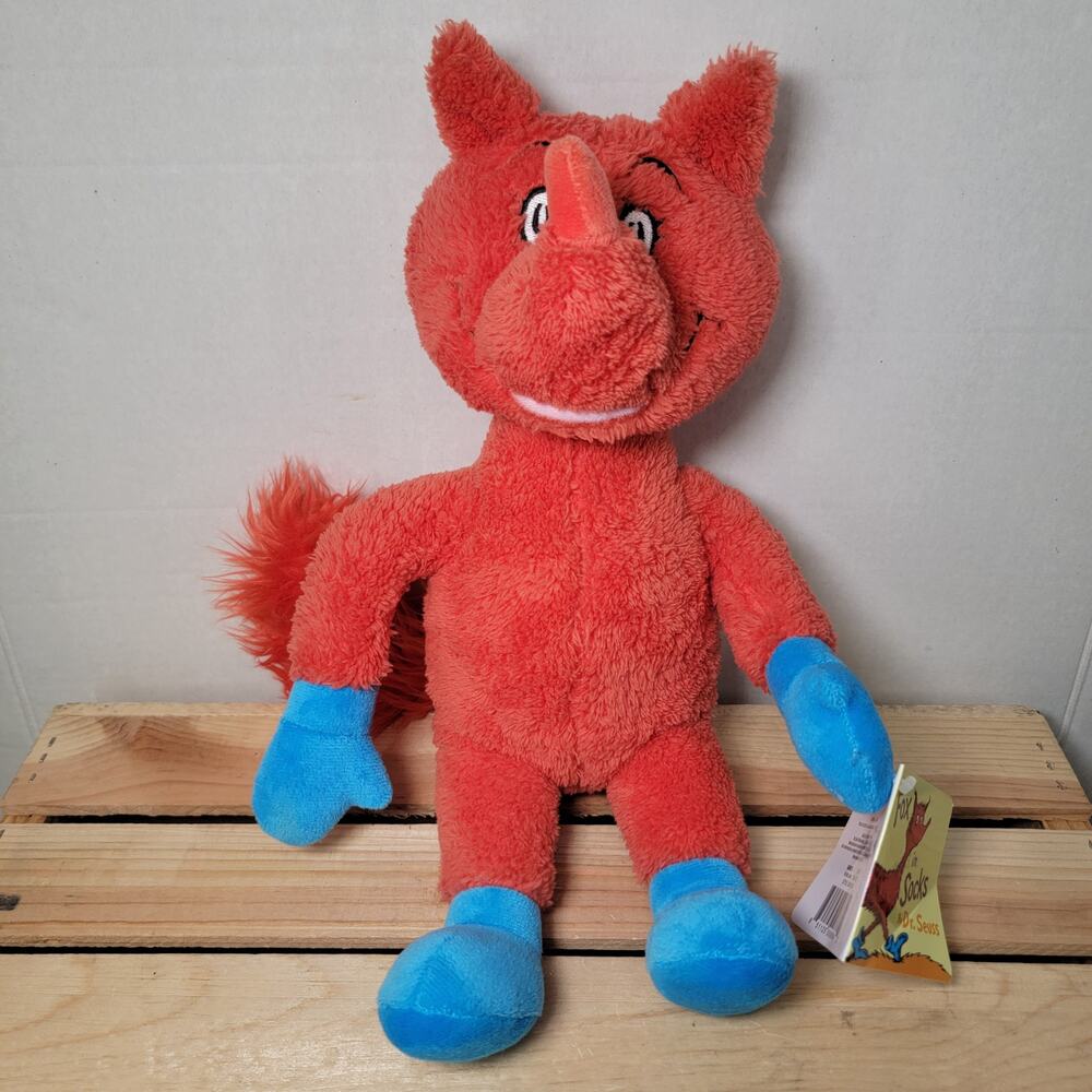 Dr. Seuss Fox In Socks 15" Plush w/ Tag